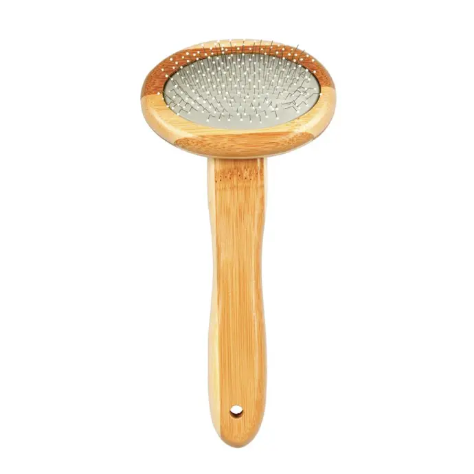 [LR158004] DUVO Bamboo Slicker Grooming Brush - S