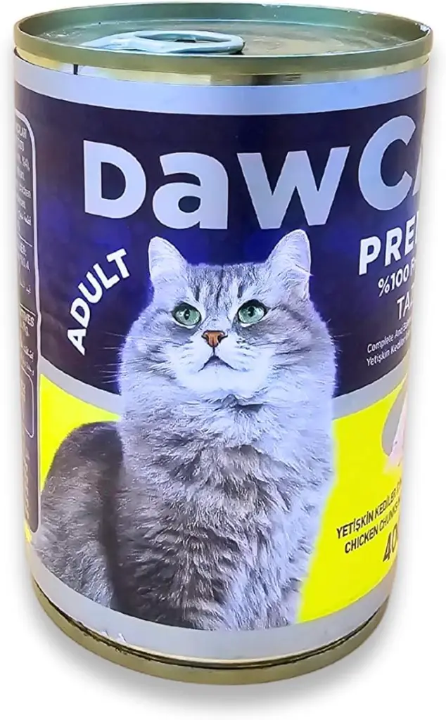 Dawcat 400g Kitten Cat Wet Food With Canned Pieces of Chicken Meat 12pcs