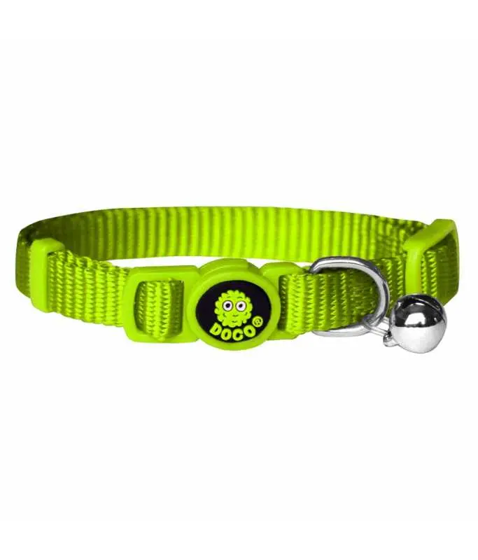 [DCAT001-S7XS] Doco Signature Cat Collar1 x 19 - 31 cm - XS (DCAT001)Color: Lemon