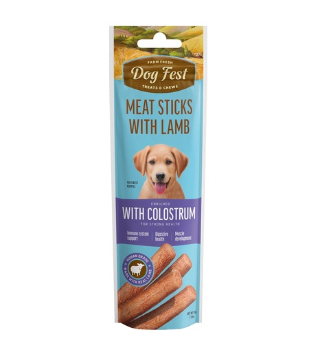 Dog Fest Lamb Stick with Colostrum Immune Support Dog Treat - 45g