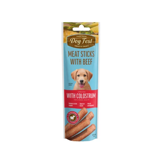 [79211368] Dog Fest Beef Stick with Colostrum Immune Support Dog Treats - 45g