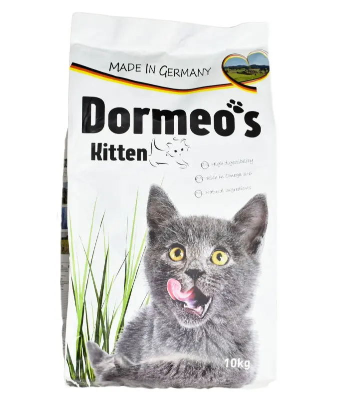 Dormeo's Kitten Dry Food – Complete & Balanced Nutrition for Growing Kittens (5 Weeks to 12 Months)10kg