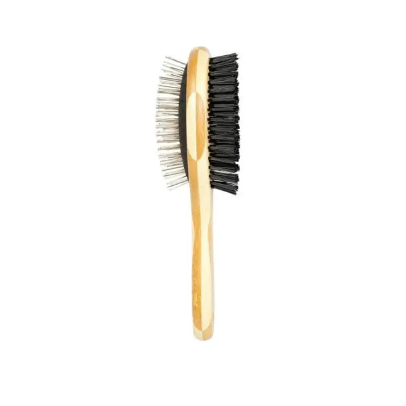 [LR158009] Duvo Bamboo 2-in-1 Pet Grooming Brush - Large