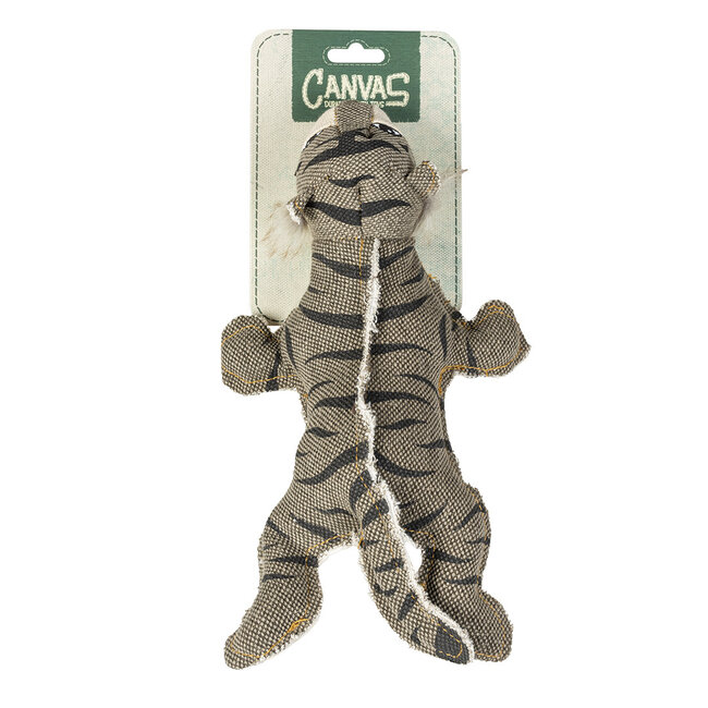 [LR171310] Duvo Canvas Tiger Durable Dog Toy - 30cm