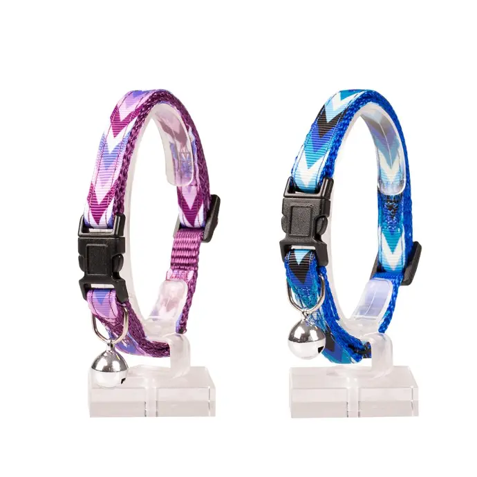 Duvo Cat Collar Nylon Mixed Colors 20 - 30cm / 10mmPattern/Texture: Boho-1pc