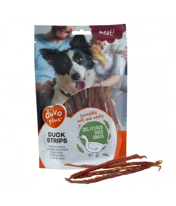 Duvo Dog Snack 80gFragrance/Flavour: Duck, Options: Strips
