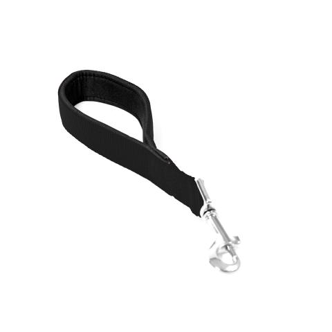 [LR0111000036] Duvo Adjustable Black Nylon Dog Collar - 30-45cm