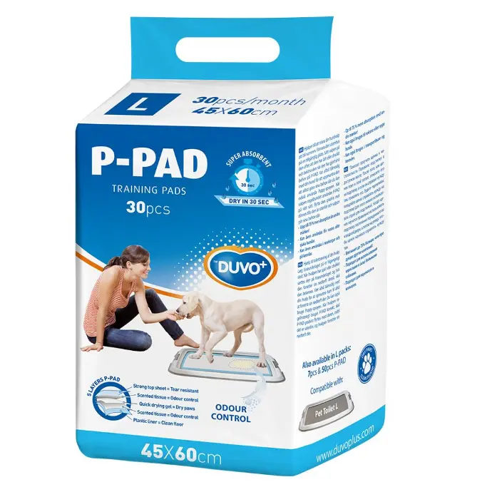 [LR11659] Duvo Absorbent Hygienic Pet Training Pads - Large - 30 pc