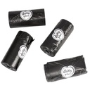 Duvo Poo Bags Rolls Black 4 x 20Pcs Count: 4