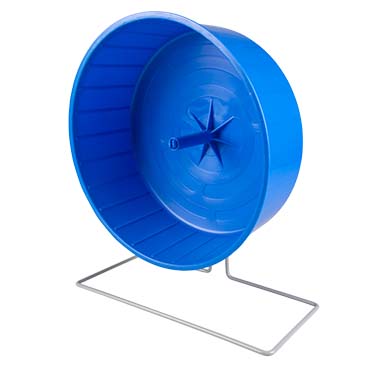 [LR13511] Duvo+ Plastic Blue Small Animal Activity Wheel - 20cm
