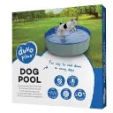 Duvo+ Foldable Dog Pool - Blue (80x30cm) - Compact & Refreshing Summer Fun