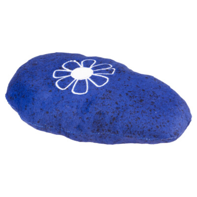 Duvo+ ECO Blossom Kicking Pillow & Catnip 20x11,5x5cm Blue