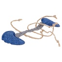 Duvo+ ECO Navy Fish Bone & Catnip 14.5x5x1cm Multicolour