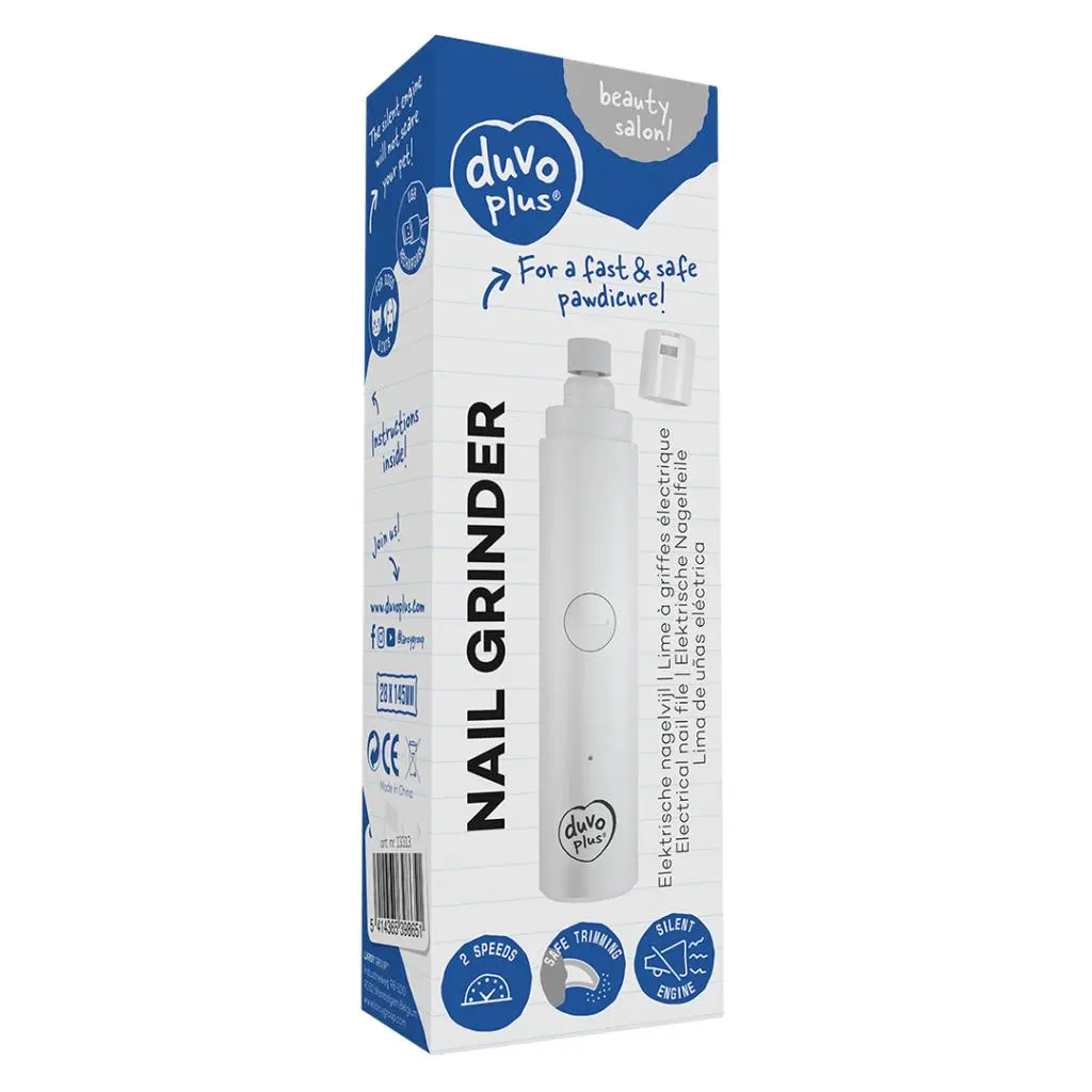 [LR13313] Duvo+ Electric Nail Grinder 14.65x2.8x2.8cm White