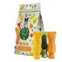 Duvo+ Garden Bites Fruity Tonya Toothpaste Treat Pack 3pcs, 13.5cm, Mixed Colors