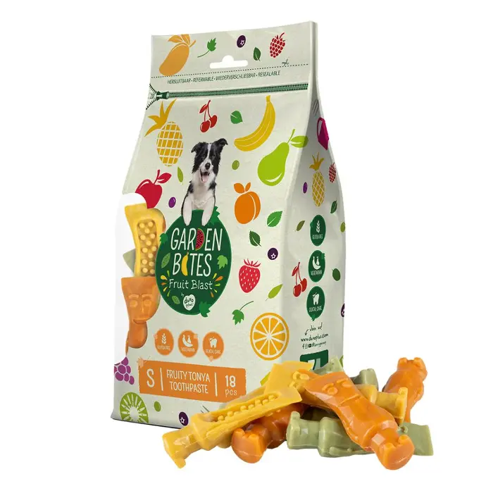 Duvo+ Garden Bites Fruity Tonya Toothpaste 7.8cm - 18Pcs - Mix Colors