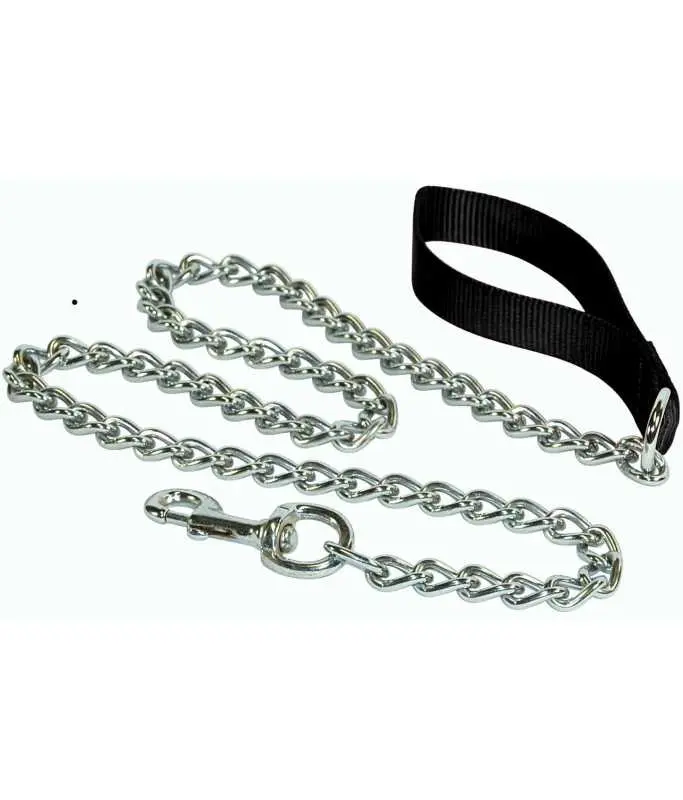 [LR12909] Duvo+ Lead Chain Padded Handle 100cm - 4mm