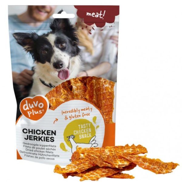 [LR12445] Duvo+ Chicken Jerkies High-Protein Dog treats - 100g