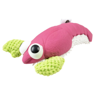 [LR14521] Duvo+ Plush & Latex Lobster 24x18.5x6.5cm purple/green