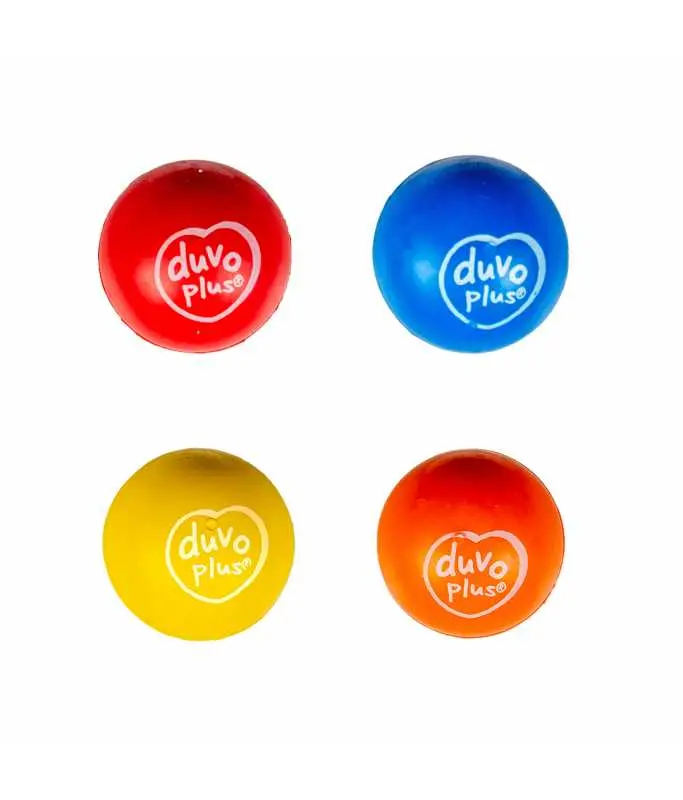 [LR10154] Duvo+ Rubber Bouncy Ball Mixed Colors Dog Toy - 6.5cm