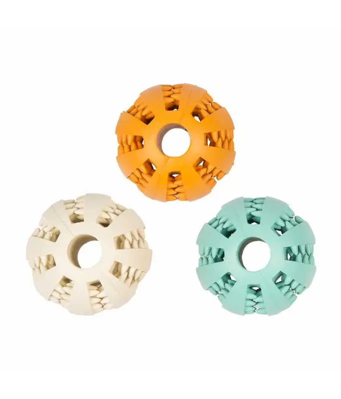 Duvo+RubberDentalBallwithFlavouring7cmMixedColors