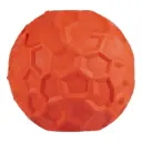 Duvo+ Rubber Hexagon Ball Dispenser Dog Toy 6x6x6cm, Red