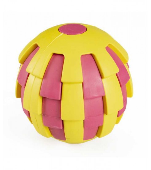 [LR13710] Duvo+ Rubber Pitahaya Ball Interactive Dog Treat Dispenser - 6.5cm