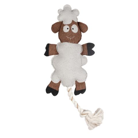 Duvo+ Rubber Tire Smash & Cotton Rope MulticolourSizes: S, Dimension: 28x14x4.1cm 