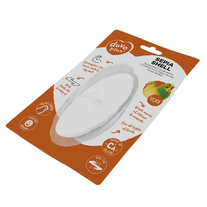 [LR12618] Duvo+ Natural Sepia Shell Bird Mineral Supplement - 12.5cm