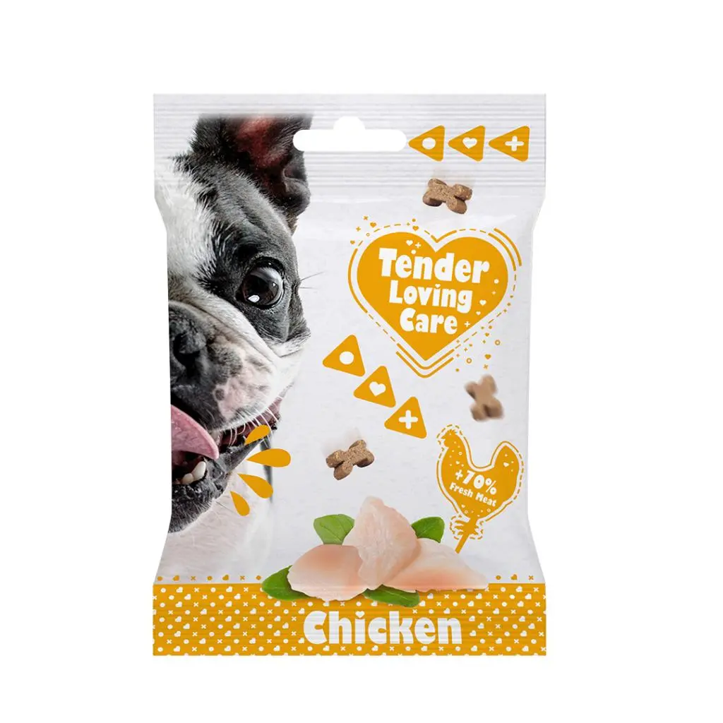 [LR10624] Duvo+ Soft Snack Chicken Treat Pouch 100g