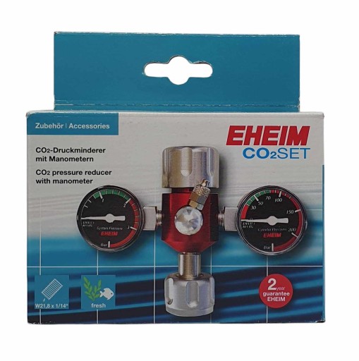 EHEIM CO2-pressure reducer with manometers f. reusable bottle
