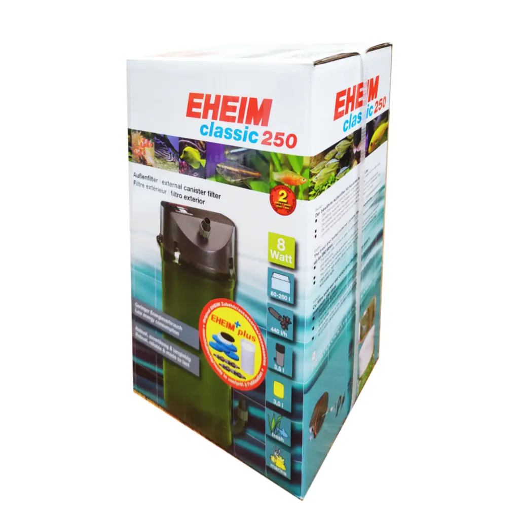 [EH2213510] EHEIM classic 250 external filter (inc. coarse/fine filter pad)