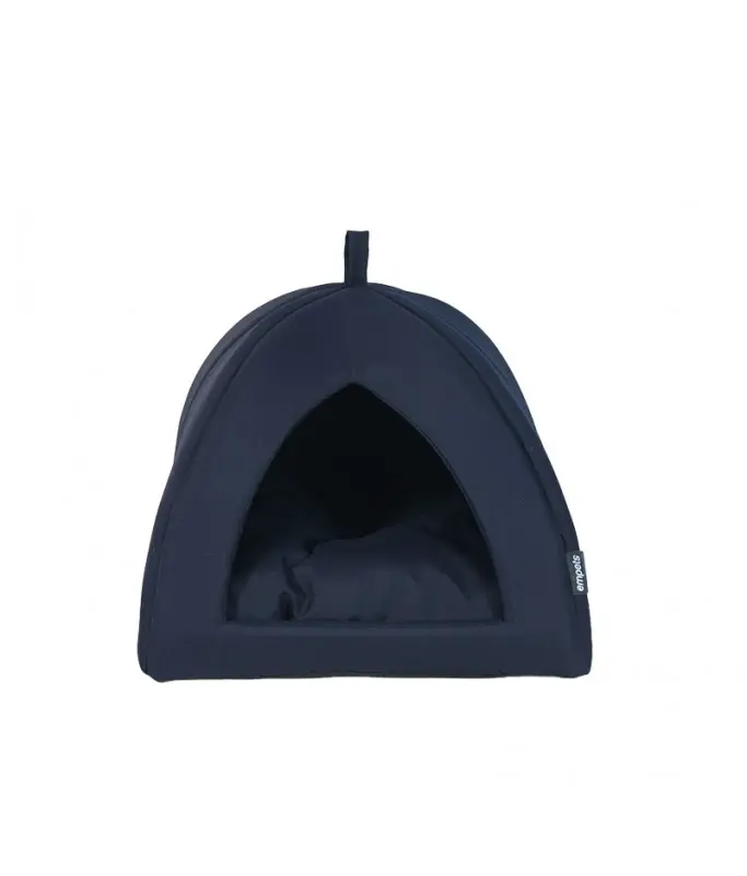 Empets Igloo House With Cushion Basic Dimension: 43x43x35cm, Colour: Black