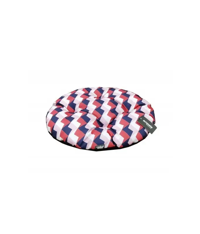 [EMPOW07M-124M] Empets Oval Cushion Modern Dimension: 78x66cm, Pattern/Texture: Printed Red & Blue
