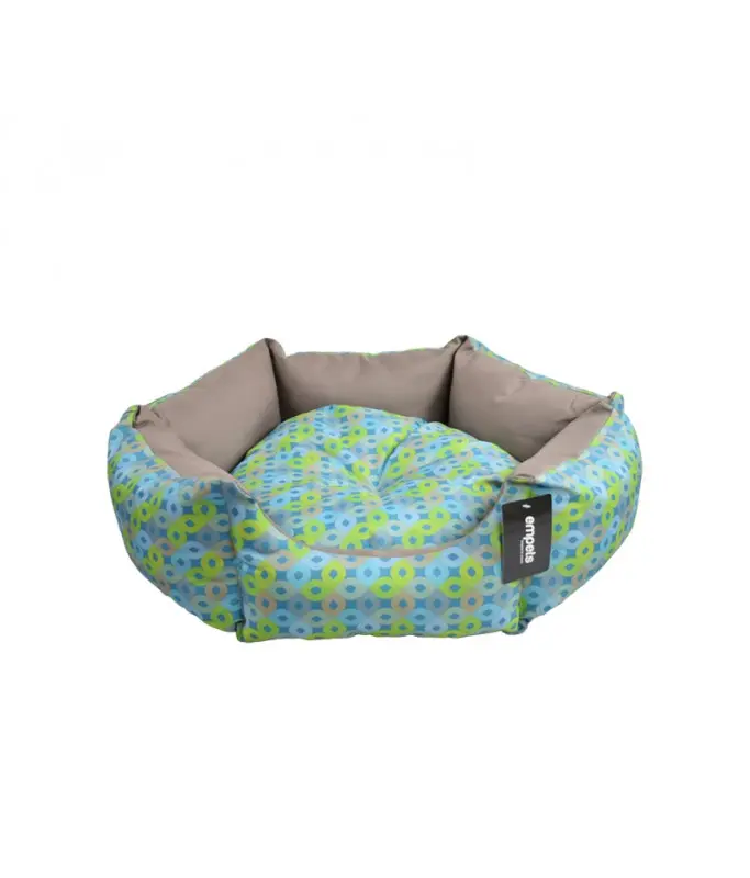 Empets Venus Bed Modern Dimension: 45x45x19cm, Pattern/Texture: Printed Green