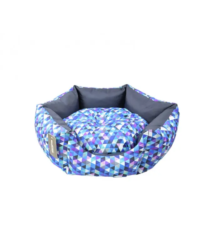 [EMV02M-104M] Empets Venus Bed Modern Dimension: 55x55x20cm, Pattern/Texture: Printed Dark Blue