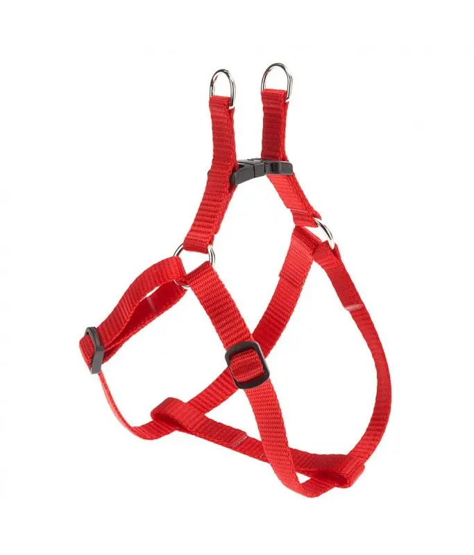 [75570922] Ferplast Easy Dog Harness – Red | Comfortable, Adjustable, Quick-Fit Design