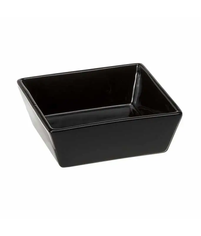 [71099317] Ferplast Altair Dog and Cat Bowl 14x14x h 5cm - 0,5 L [Color - Black]