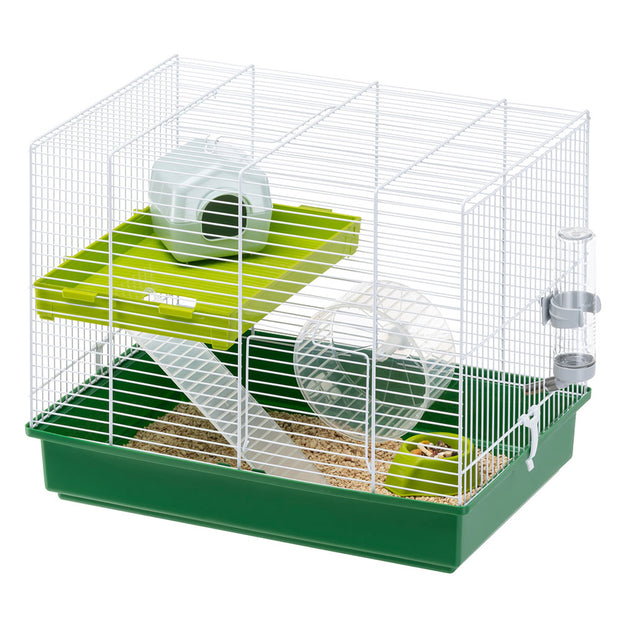 Ferplast Cage Hamster Duo Two-Floors Hamster Cage White 46 x 29 x h 37.5 cm