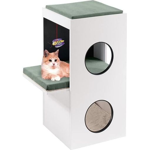 Ferplast Cat Tree Blanco - 40 x 55 x h 80 cm