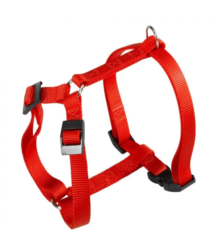 Ferplast Champion P Harness[Color - Red, Dimension - 37-57cm x 44-72cm x 15mm, Size - M]
