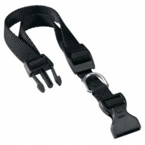 [75250817] Ferplast Club C Nylon Collar For DogsColor: Black, Dimension: 18-25cm x 10mm