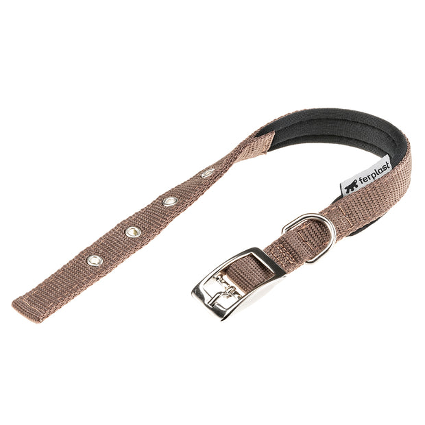 [75297917] Ferplast Daytona C Nylon Dog CollarColor: Black, Dimension: 61-69cm x 40mm