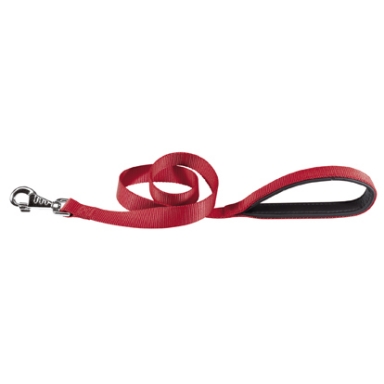 Ferplast Daytona GM 25/45 Short Nylon Dog Lead With Soft Padding and Hygienic Bag HolderColor: Red, Dimension: 25mm x L 45cm