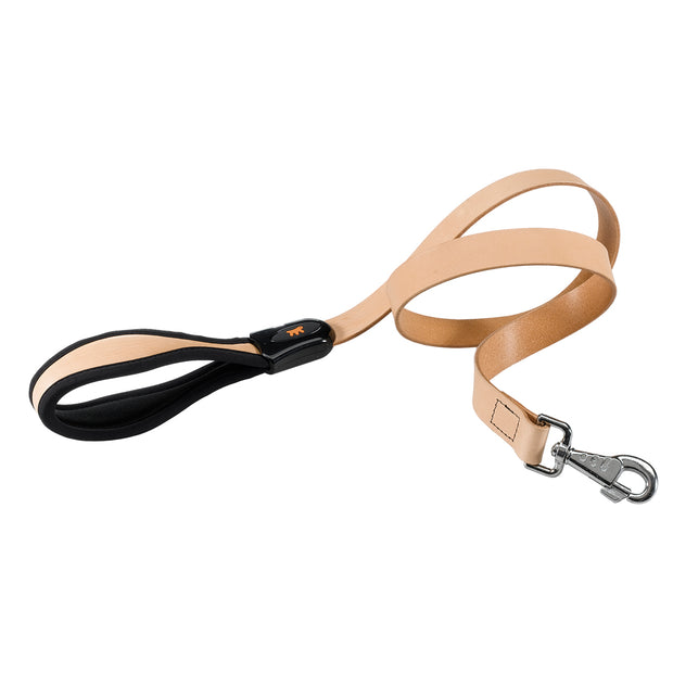 Ferplast Giotto G Dog Leather LeadsColor: Beige, Dimension: 20mm x L 120cm