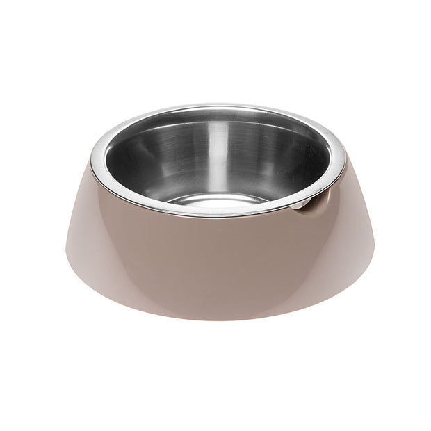 [70982022] Ferplast Jolie Steel BowlColor: Red, Dimension: Ø17.1 x 5.5cm, Sizes: S