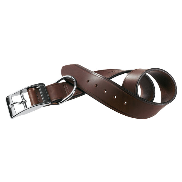 [75130058] Ferplast VIP C Bull Leather Dog CollarColor: Brown, Dimension: 22-27cm x 15mm