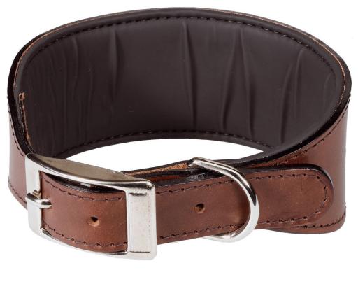 Ferplast VIP CW Bull Leather Dog CollarColor: Brown, Dimension: 26-32cm x 15mm