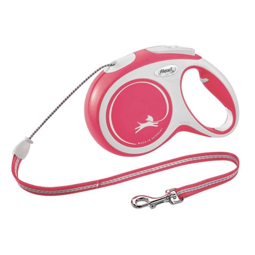 [4000498043127] Flexi New Comfort M Cord 8mColor: Red