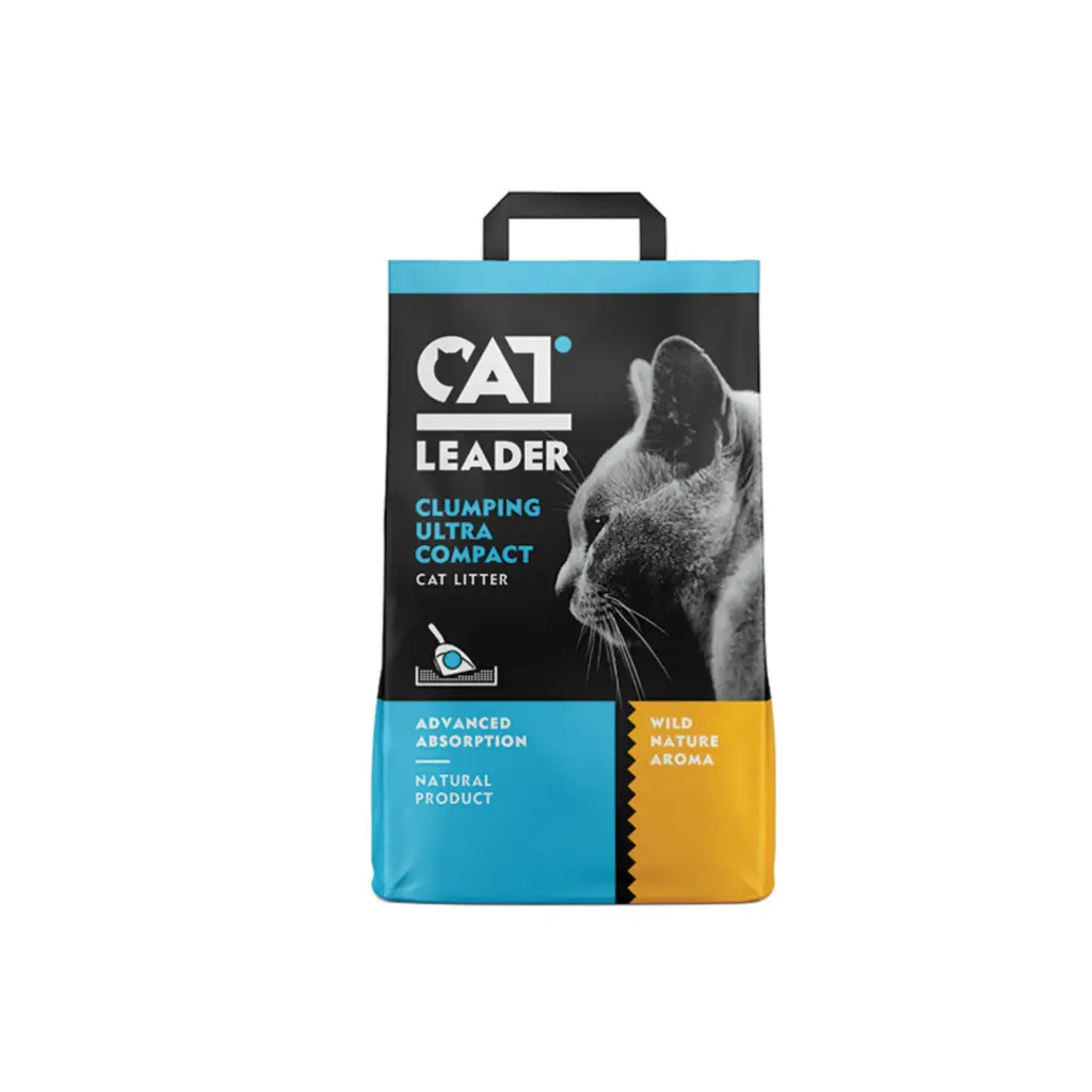 [8020-12-0G03] Geohellas Cat Leader Clumping Ultra Compact Cat LitterFragrance/Flavour: Baby Powder, Weight: 5kg
